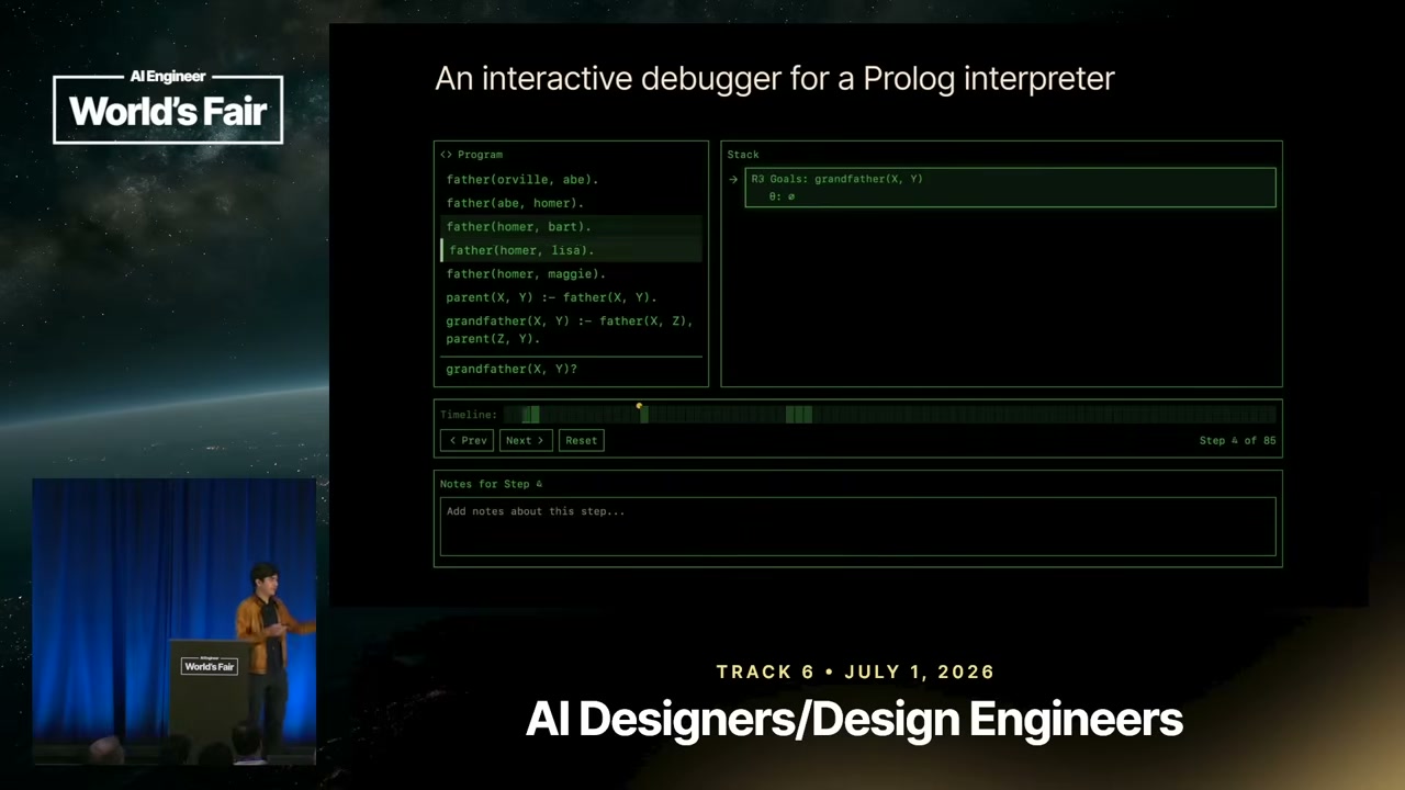Prologインタープリターの実行を一歩ずつ追うデバッガー